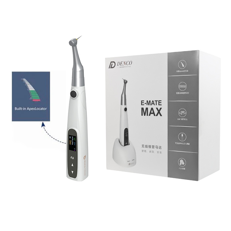 Dental Endo Motor Apex Locator - デンコ-アペックスロケーター付き歯科用エンドモーター、コントラアングル、ファイルホルダー、往復運動根管、手術器具、16:1