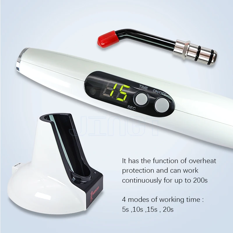 Dental Curing Light Wireless Led - 歯科用硬化光ウッドペッカー LED B LED マシン口腔感光性ランプ歯のホワイトニング樹脂ワイヤレス