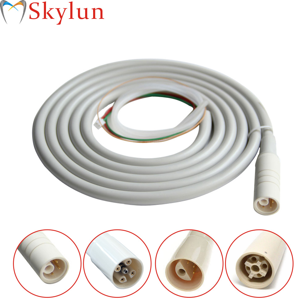 Dental Ultrasonic Scaler - 歯科用超音波スケーラーケーブル取り外し可能なチューブハンドルハンドピースパイプテール光ファイバーワイヤーフィットウッドペッカーEMS DTE SATELEC