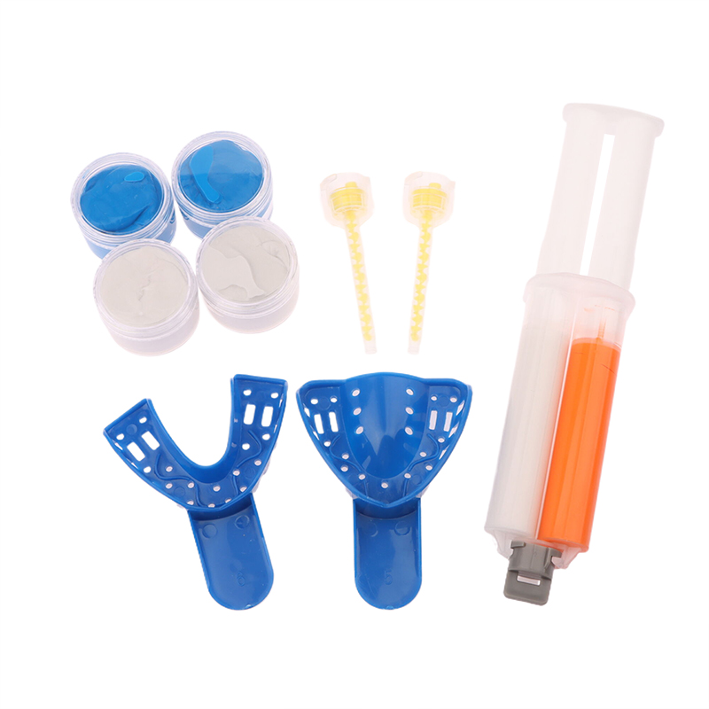 Dental Impression Material Kit - 歯科印象材料、軽量ボディパテベース、パテ触媒、ミキシングチップキット、歯科成形シリコーン材料