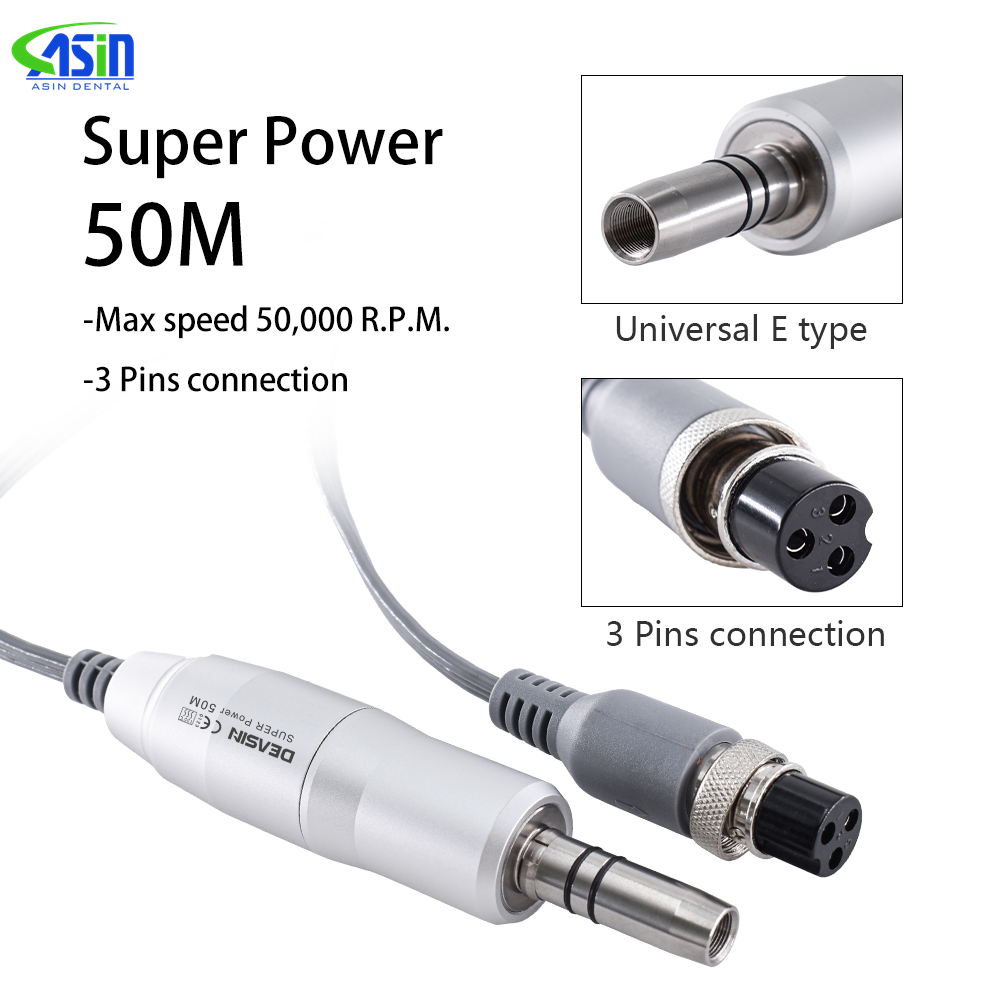 Dental Lab Micromotor 50K Rpm - HOT デンタルEタイプ ブラシレス電動マイクロモーター 50k RPM ストレートコントラアングルハンドピース用