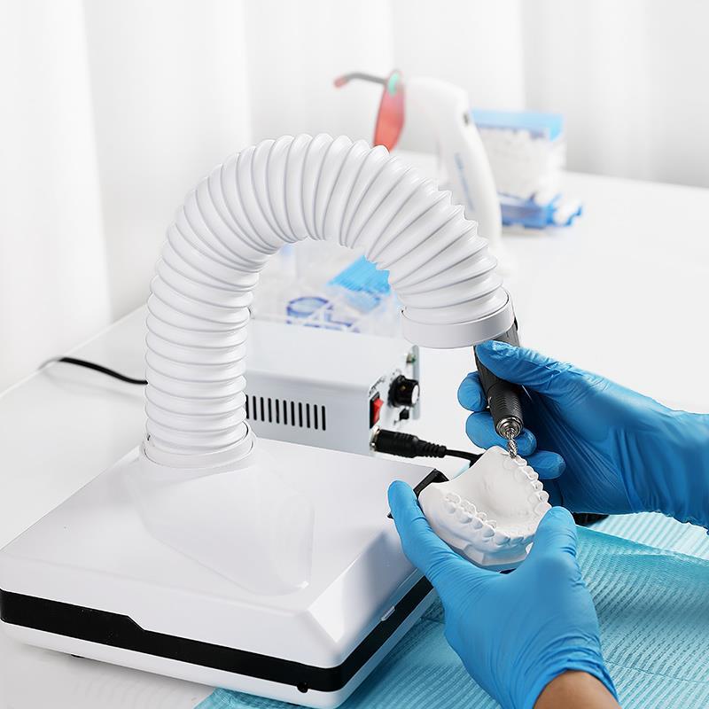 Dental Lab Dust Collector - 60 ワット LED 歯科掃除機集塵機抽出器歯科ラボ吸塵機歯科研磨歯科医ツール