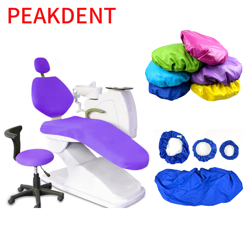 Dental Chair Unit Complete - PUレザー歯科用シートプロテクタースリーブ、防水保護ケース、歯科医機器、歯科用ユニットチェアカバー、1セットあたり4個