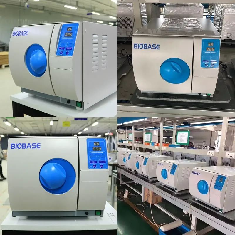 Dental Autoclave Sterilizer 18L - 生物学的基盤を持つ、歯科用卓上医療用蒸気滅菌器。オートクレーブクラスN、18リットル。