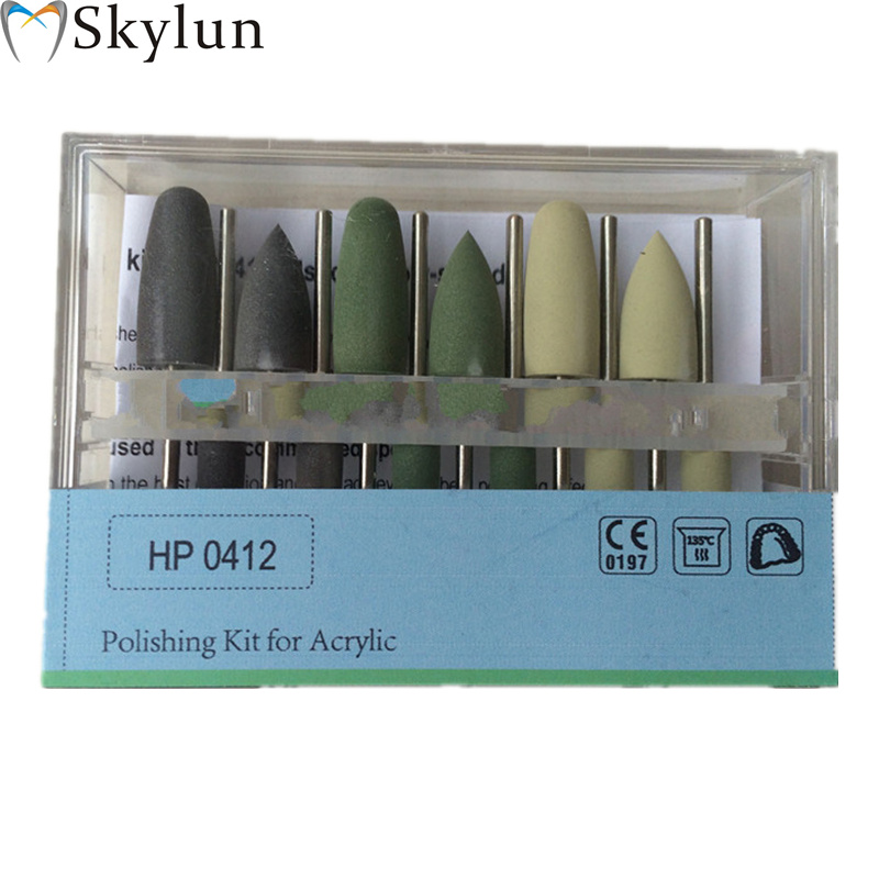 Dental Handpiece Low Speed - 低速ハンドピース用歯科用レジンベース義歯研磨キット - レジンシリコンゴムツールセット SL604