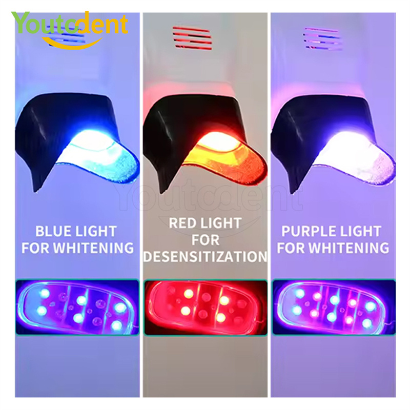 プロフェッショナル歯科 3 色ライトランプ歯ホワイトニングマ - Dental Curing Light Wireless Led のレビューと価格