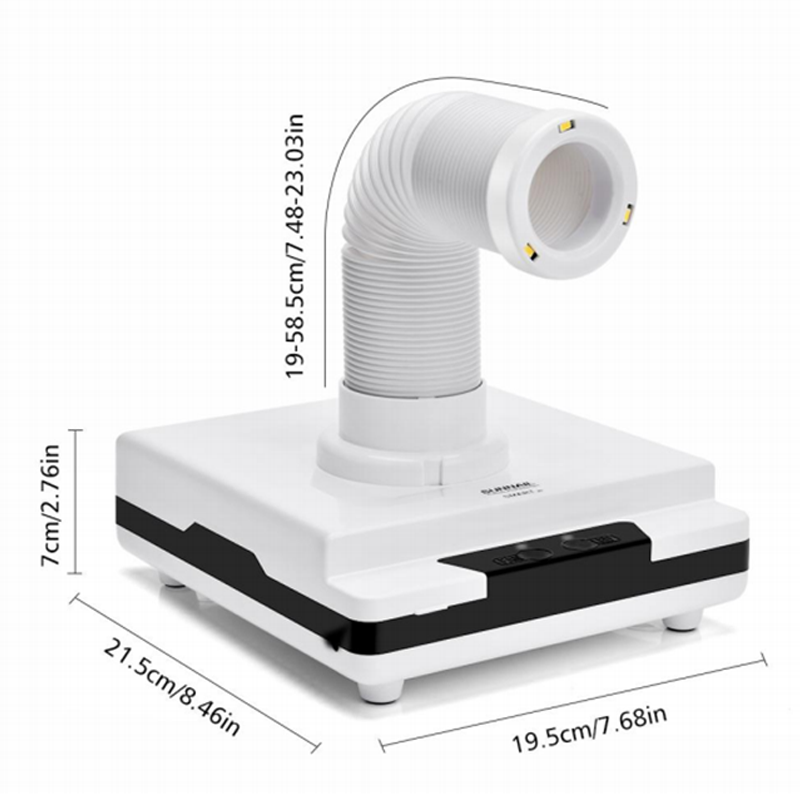 高出力60W歯科ラボ用掃除機 強力吸引式集塵機 デスクトップ - Dental Lab Dust Collector のレビューと価格