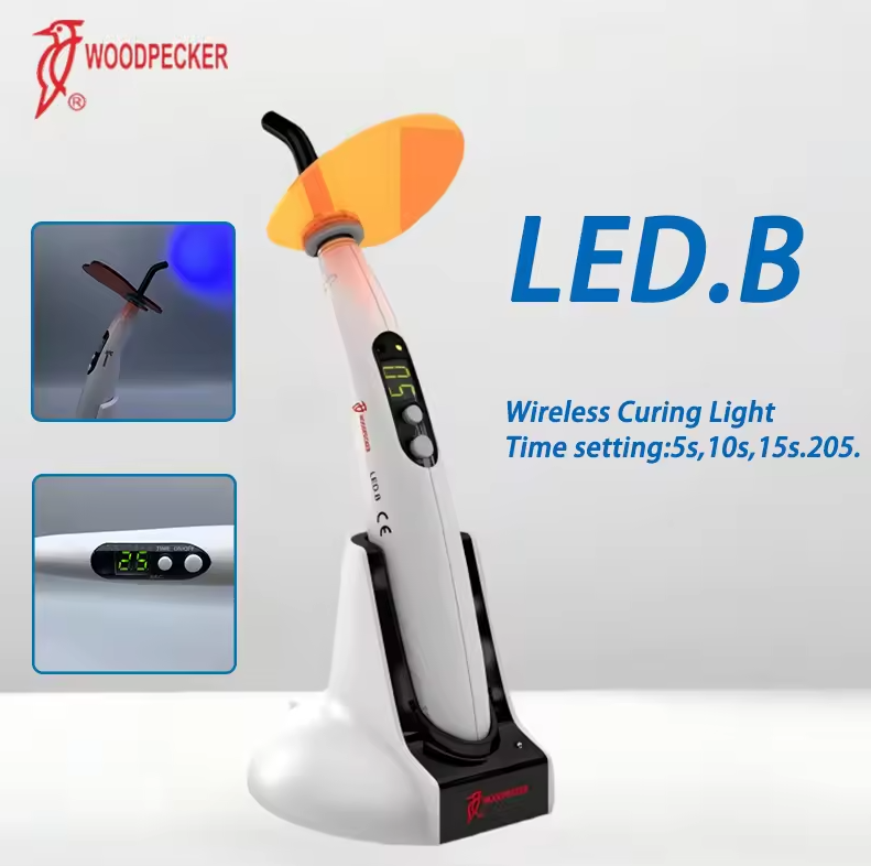 歯科用硬化光ウッドペッカー LED B LED マシン口腔感 - Dental Curing Light Wireless Led のレビューと価格