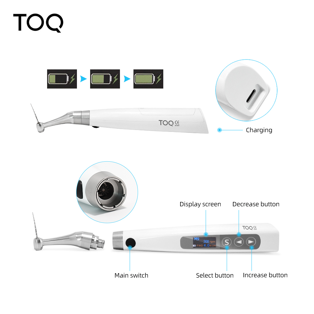 根管治療用基本歯科器具、根尖ロケーター付き歯科用エンドモータ - Dental Endo Motor Apex Locator のレビューと価格