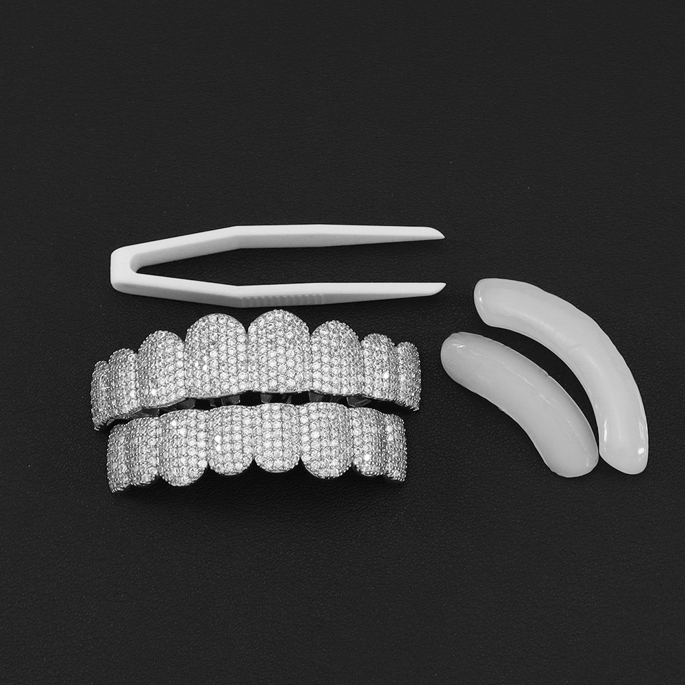 シルバーメッキのフルアイスアウトCZジルコン歯グリルズ上下セ - Dental Zirconia Sintering Furnace のレビューと価格