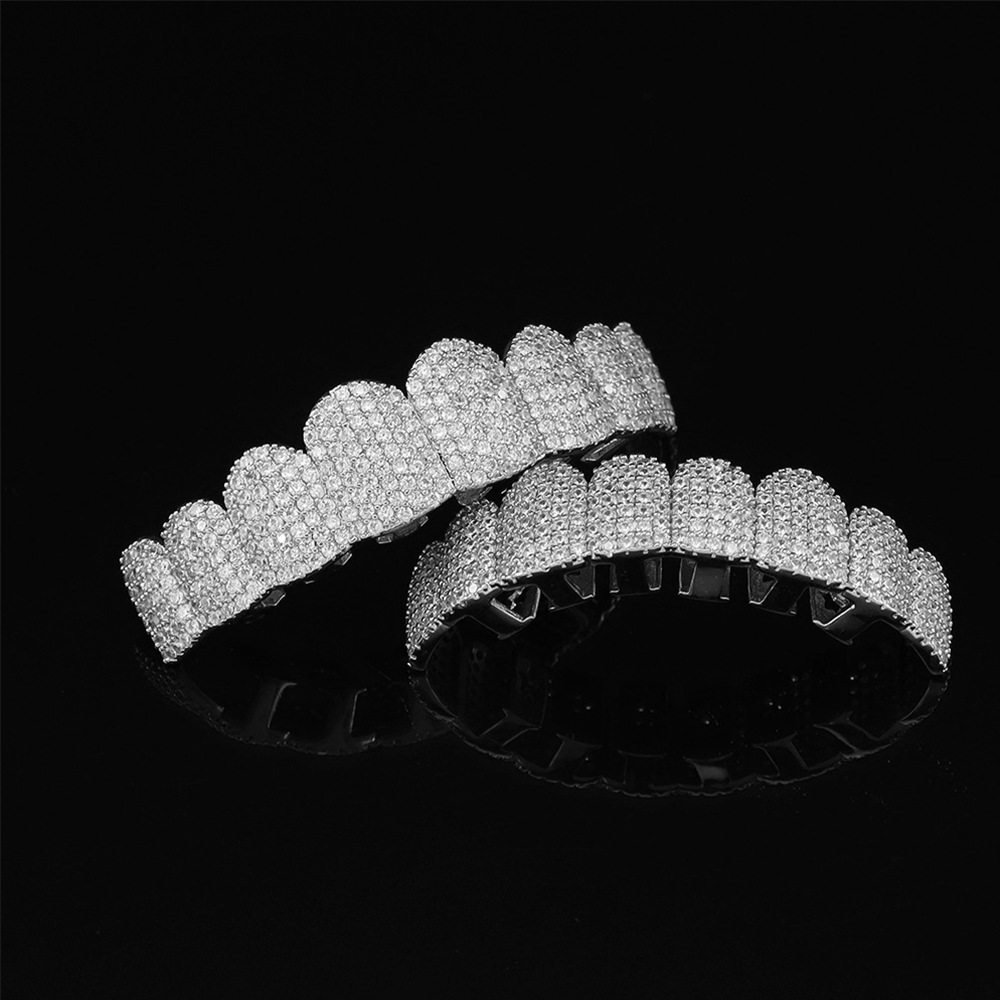 シルバーメッキのフルアイスアウトCZジルコン歯グリルズ上下セ - Dental Zirconia Sintering Furnace のレビューと価格