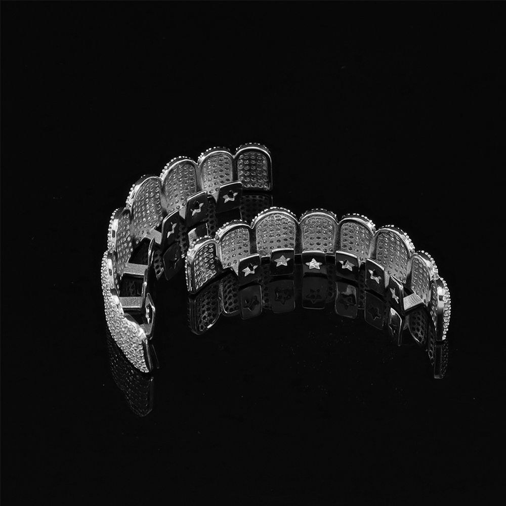 シルバーメッキのフルアイスアウトCZジルコン歯グリルズ上下セ - Dental Zirconia Sintering Furnace のレビューと価格