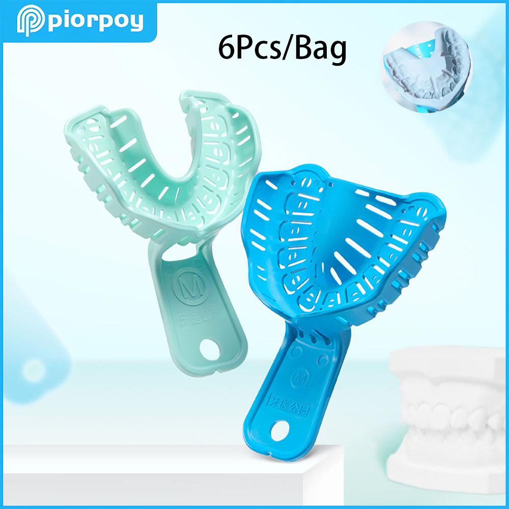 PIORPOY 6 個/セット使い捨て義歯トレイ歯科印象キッ - Dental Impression Material Kit のレビューと価格