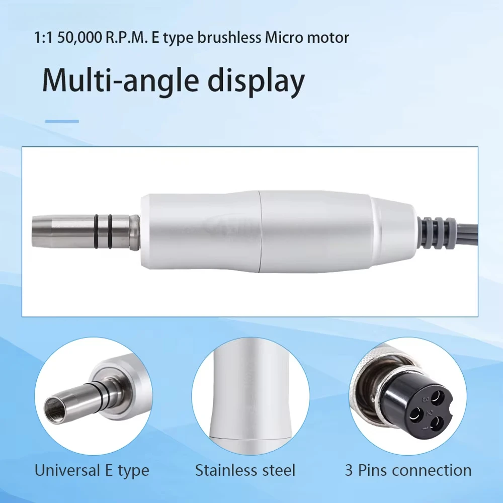 Eタイプ50k RPMブラシレスマイクロモーター研磨ハンドピ - Dental Lab Micromotor 50K Rpm のレビューと価格
