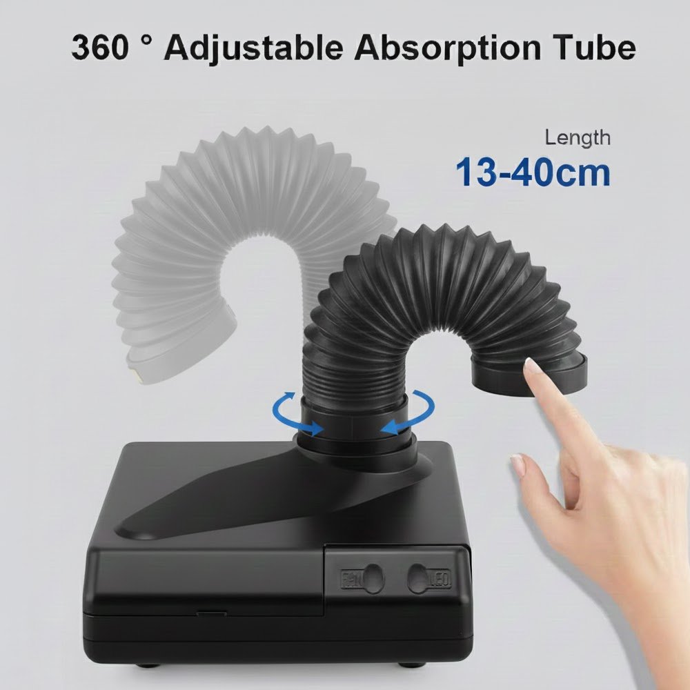 60W 歯科用集塵機、ベンチトップ型吸引機、伸縮式エルボー、 - Dental Lab Dust Collector のレビューと価格