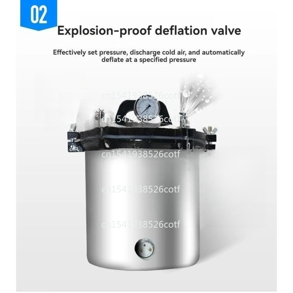 18L/24L ステンレス製自動蒸気滅菌器 オートクレーブポ - Dental Autoclave Sterilizer 18L のレビューと価格