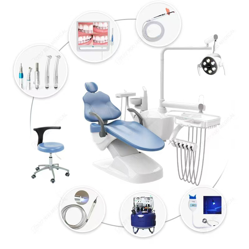 取り外し可能なスピットン90 °   取り外し可能なサイドボ - Dental Chair Unit Complete のレビューと価格