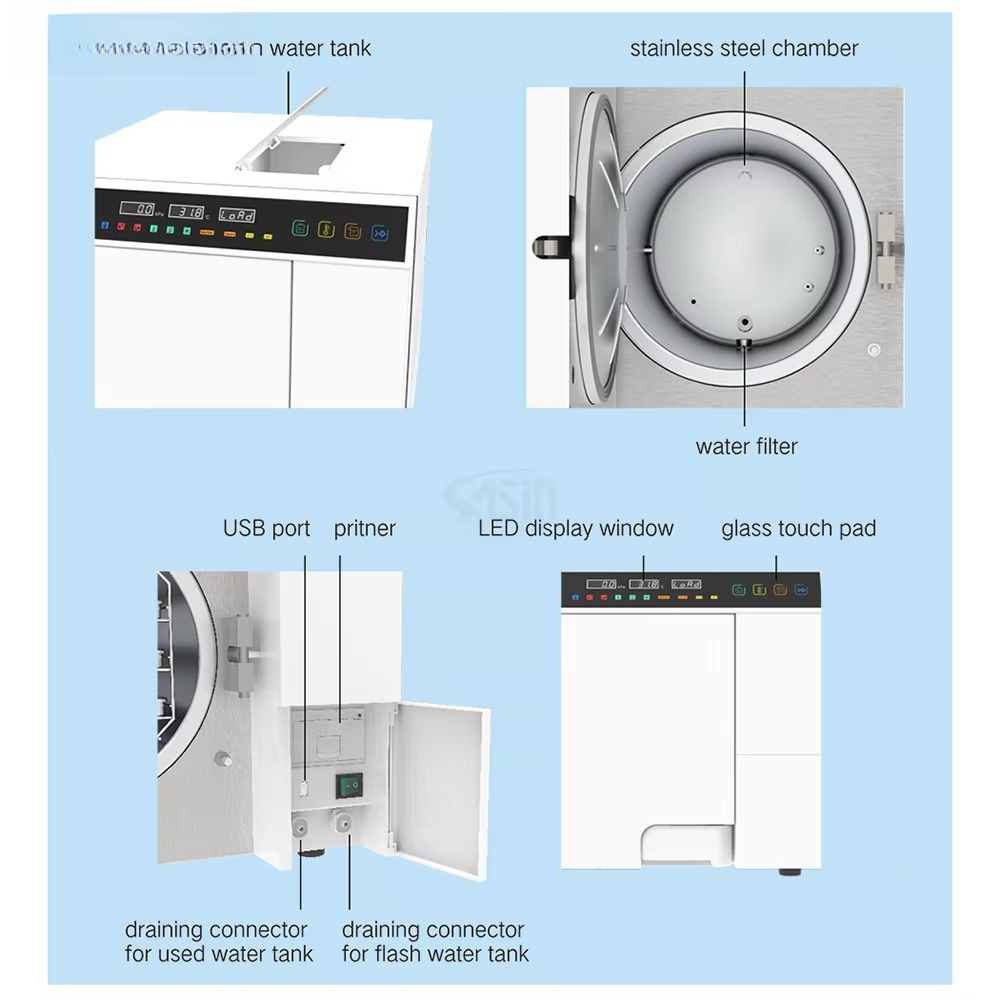 歯科用オートクレーブ 18L 23L 滅菌器 歯科用オートク - Dental Autoclave Sterilizer 18L のレビューと価格